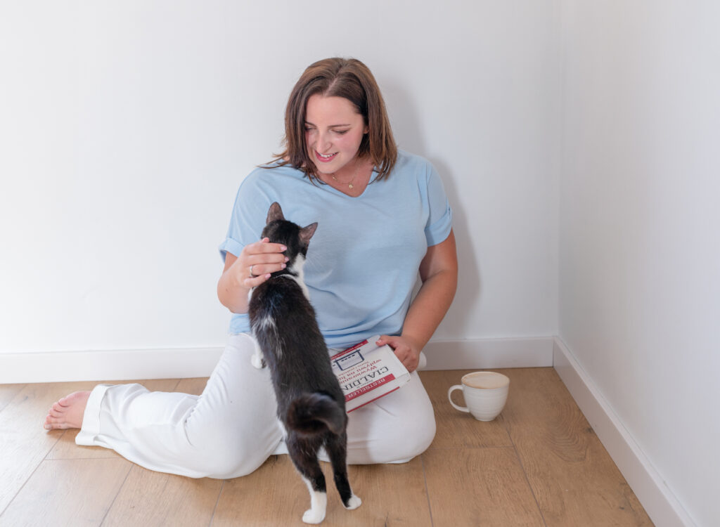 zdjęcie o mnie z kotkiem